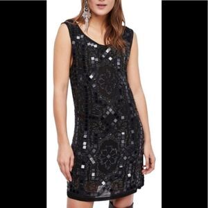Free People Speakeasy sequined dress. RUNS SMALL